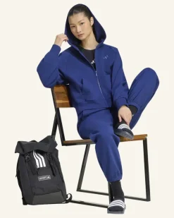 Adidas Kit Kapuzenjacke, Kleines Logo blau