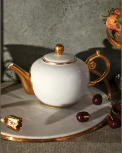 Aegean Kaffeekanne (27cm x 19cm) - Weiß