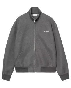 Aklda Sweatshirtjacke mit Reißverschluss - Grau