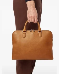 Aktentasche aus Leder - Braun