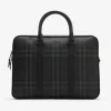 Aktentasche „City Check Iron-Grau