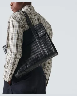 Aktentasche Classic Portfolio aus Leder Schwarz