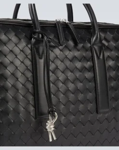 Aktentasche Getaway aus Leder Schwarz