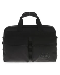 Aktentasche mit Logo-Patch - Schwarz