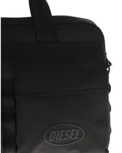 Aktentasche mit Logo-Patch - Schwarz