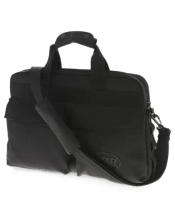 Aktentasche mit Logo-Patch - Schwarz