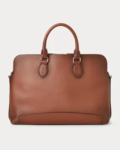 Aktentasche Voyager aus Kalbsleder Brown