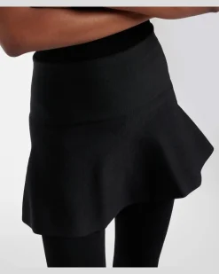 Alaïa Cropped-Leggings Schwarz