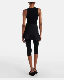 Alaïa Cropped-Leggings Schwarz