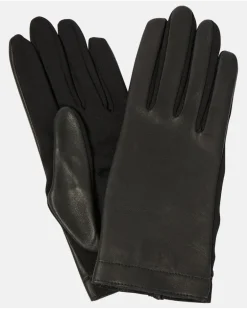 Alaïa Handschuhe aus Leder Schwarz