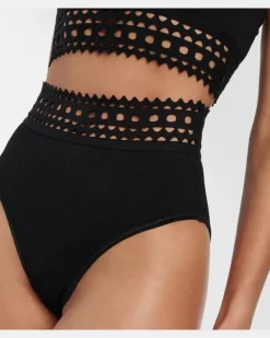 Alaïa High-Rise-Höschen Vienne Schwarz