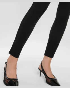 Alaïa High-Rise Leggings aus einem Wollgemisch Schwarz