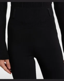 Alaïa High-Rise Leggings Schwarz