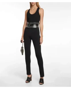 Alaïa High-Rise Leggings Schwarz