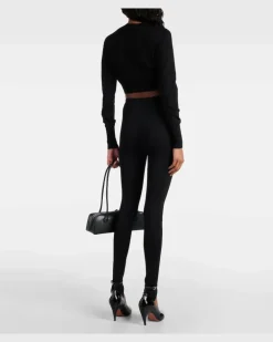 Alaïa High-Rise Strumpfhose Schwarz