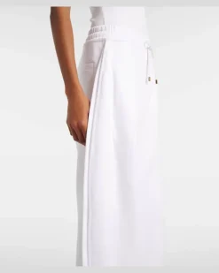 Alaïa Jogginghose aus Baumwolle Weiß