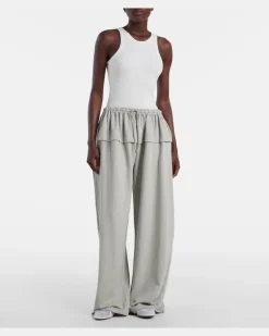Alaïa Jogginghose aus einem Baumwollgemisch Grau