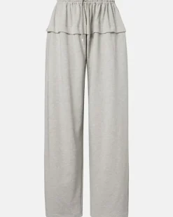 Alaïa Jogginghose aus einem Baumwollgemisch Grau