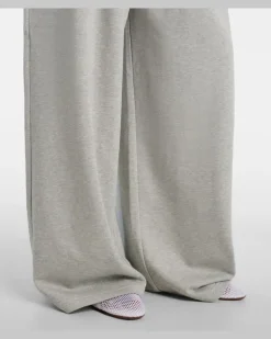 Alaïa Jogginghose aus einem Baumwollgemisch Grau