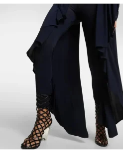 Alaïa Jumpsuit aus Jersey Blau