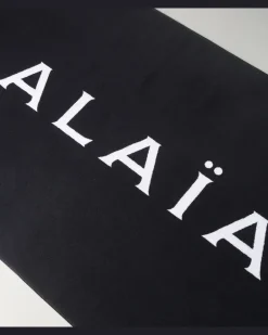 Alaïa Strandhandtuch Schwarz