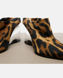 Alaïa Wedge-Mules Invisible aus Twill Braun