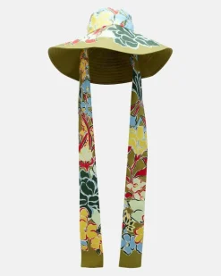 Alémais Hut Solstice aus Baumwolle Multicolor