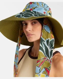 Alémais Hut Solstice aus Baumwolle Multicolor