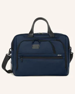 Alpha Aktentasche Medium Expandale blau Dunkelblau