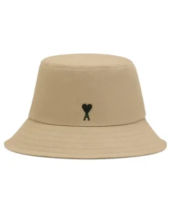 Ami de Coeur Fischerhut mit Logo-Stickerei - Nude