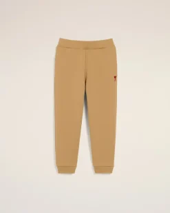 Ami de Coeur Jogginghose aus brauner Baumwolle Braun Unisex Camel