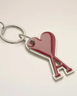 Ami de Coeur Schlüsselanhänger in Rot Rot Unisex Vermilion