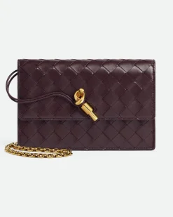 Andiamo Pouch mit Kette-Bordeaux - Damen