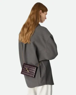 Andiamo Pouch mit Kette-Bordeaux - Damen