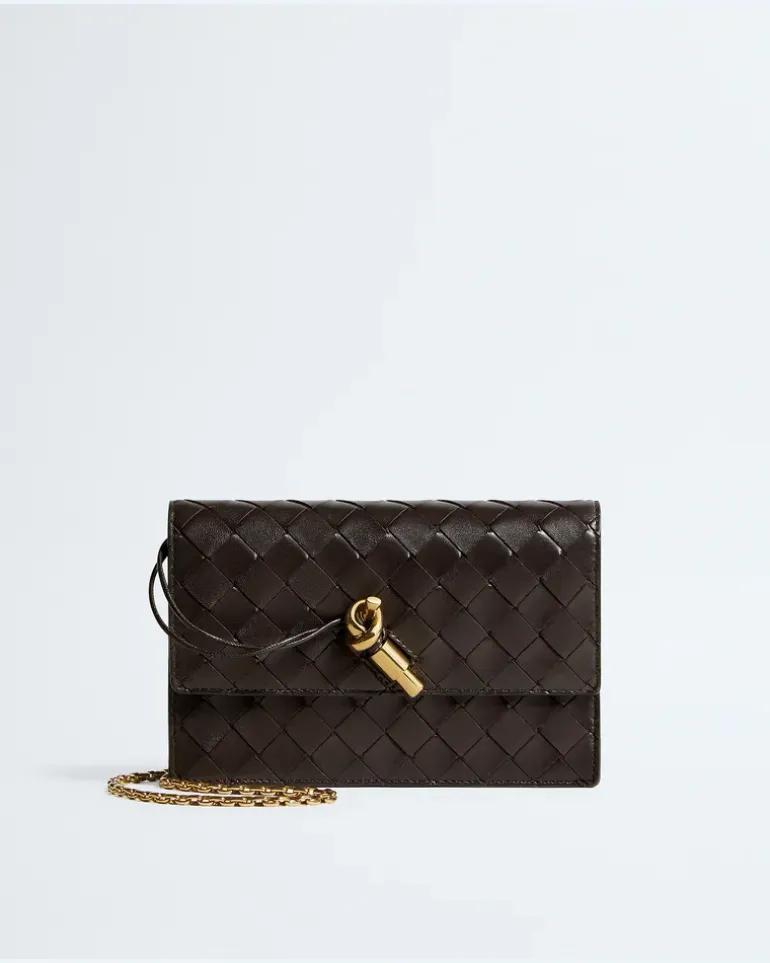 Andiamo Pouch mit Kette-Braun - Damen