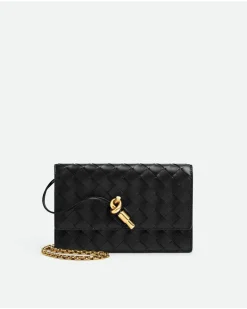 Andiamo Pouch mit Kette-Schwarz - Damen