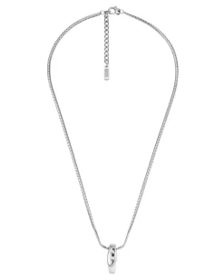Anhänger-Halskette aus Edelstahl - Halsketten - Unisex - Silber