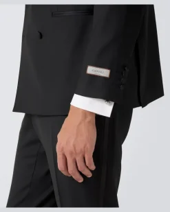 Anzug aus Wolle Schwarz