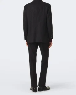 Anzug aus Wolle und Cashmere Schwarz