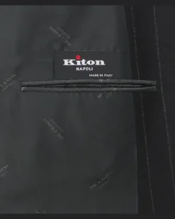 Anzug aus Wolle und Cashmere Schwarz