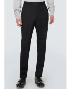 Anzug aus Wolle und Mohair Schwarz
