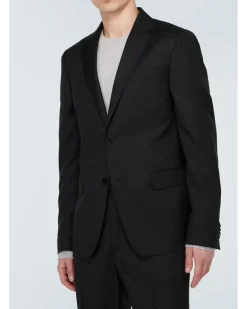 Anzug aus Wolle und Mohair Schwarz