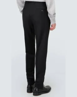 Anzug aus Wolle und Mohair Schwarz