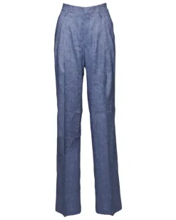 Anzug mit fallendem Revers - Blau