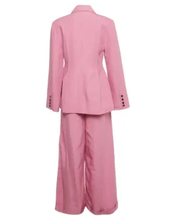 Anzug mit steigendem Revers - Rosa