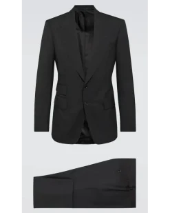 Anzug Shelton aus Wolle Schwarz