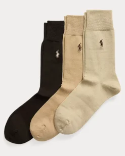 Anzugsocken im 3er-Pack Cream