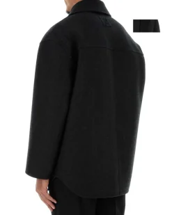 Ardesia Exterior: Virgin Wool Cappotti Coat Gray