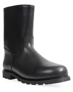 Arlberg Stiefel aus Leder - Schwarz
