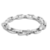 Armband aus Edelstahl mit achteckiger Kette - Silberfarben - Edelstahl - MB134475 - Armbänder